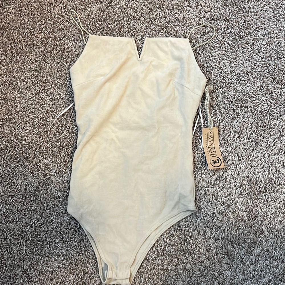 Spaghetti String Body Suit NWT
